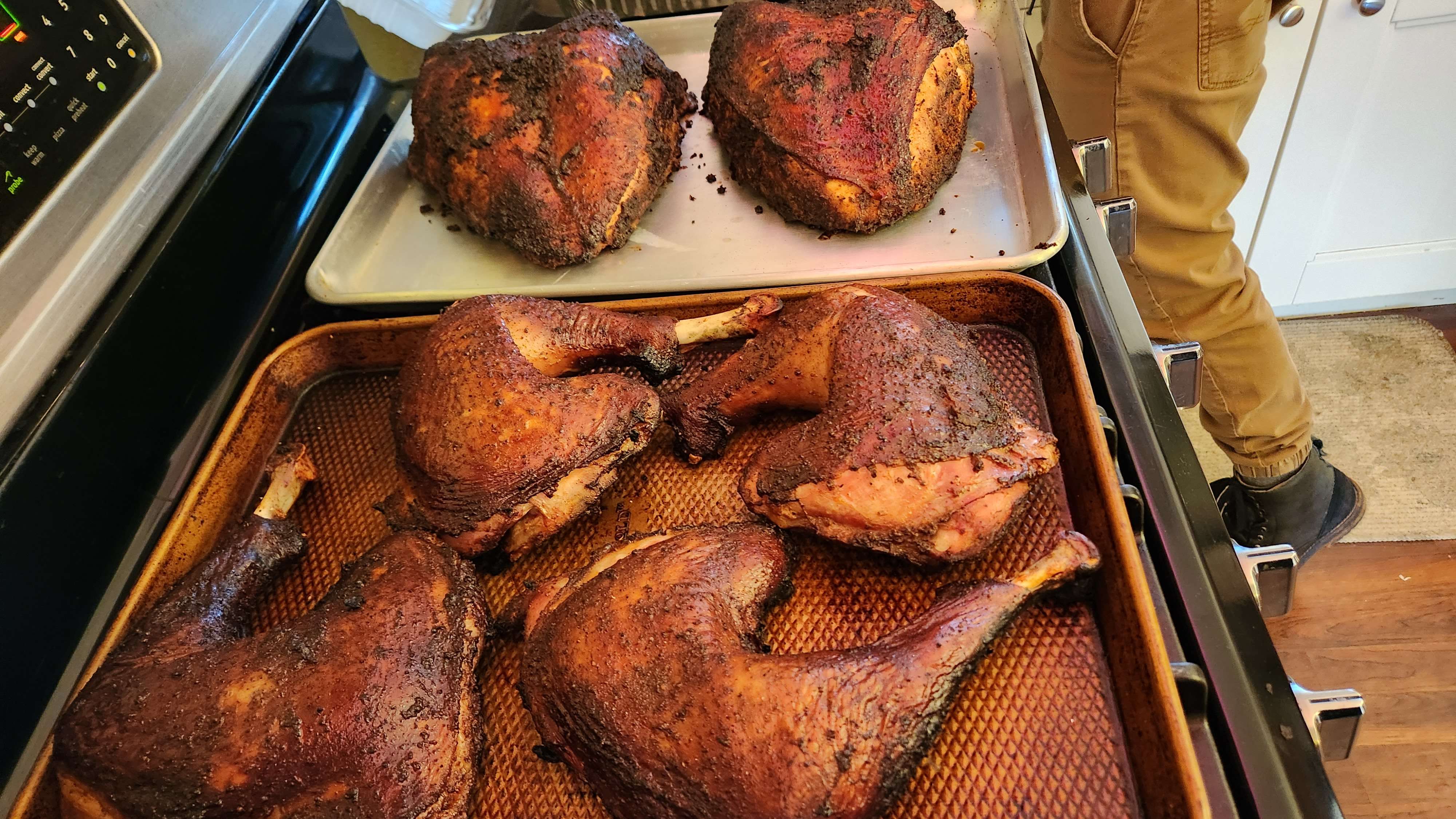 The result of this method for a group using 2 grills My Glistening Thighs